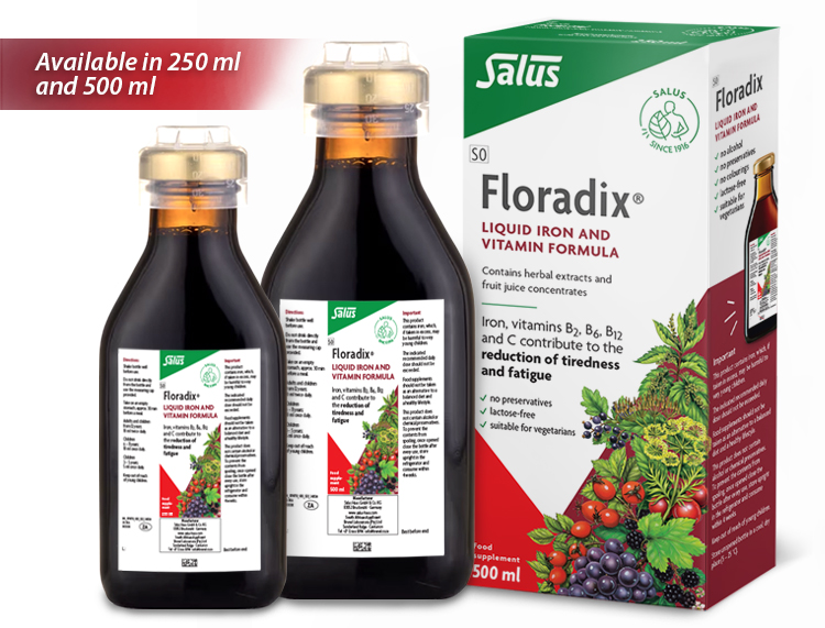 Floradix<sup>®</sup> Liquid Iron and Vitamin formula